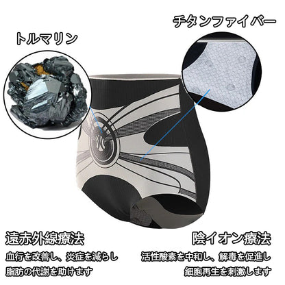 Anyidea® チタニウム トルマリン シェイプショーツ 💪 – 医療グレードのスリミング＆保温効果 🧊 | ⚡ 最大90％オフ – 本日限定！⏳