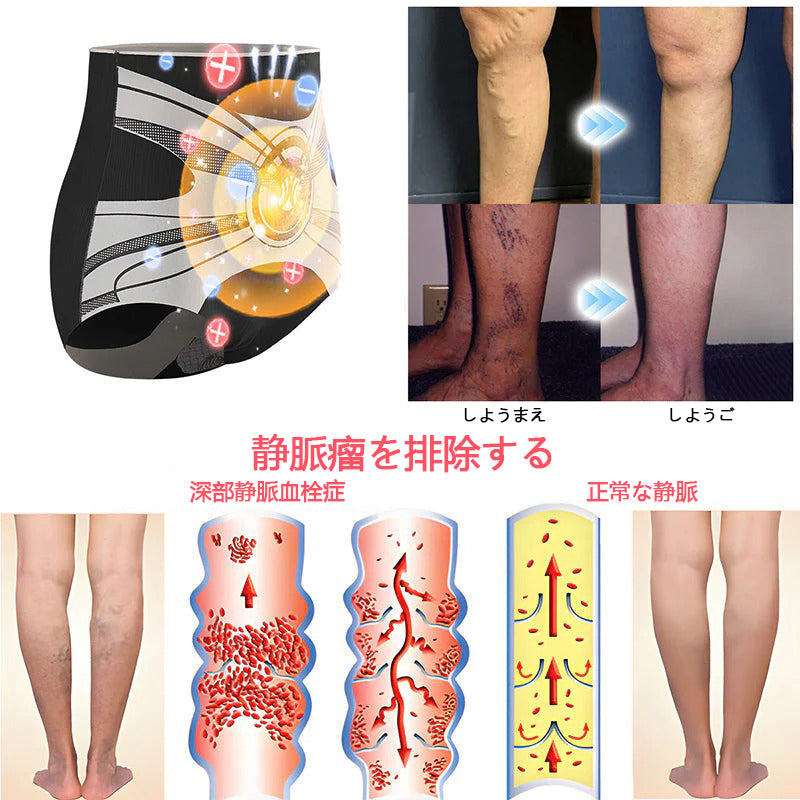 Anyidea® チタニウム トルマリン シェイプショーツ 💪 – 医療グレードのスリミング＆保温効果 🧊 | ⚡ 最大90％オフ – 本日限定！⏳